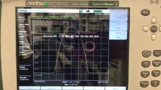 Anritsu SpectrumMaster MS2720T Performance Verification Automated Calibration
