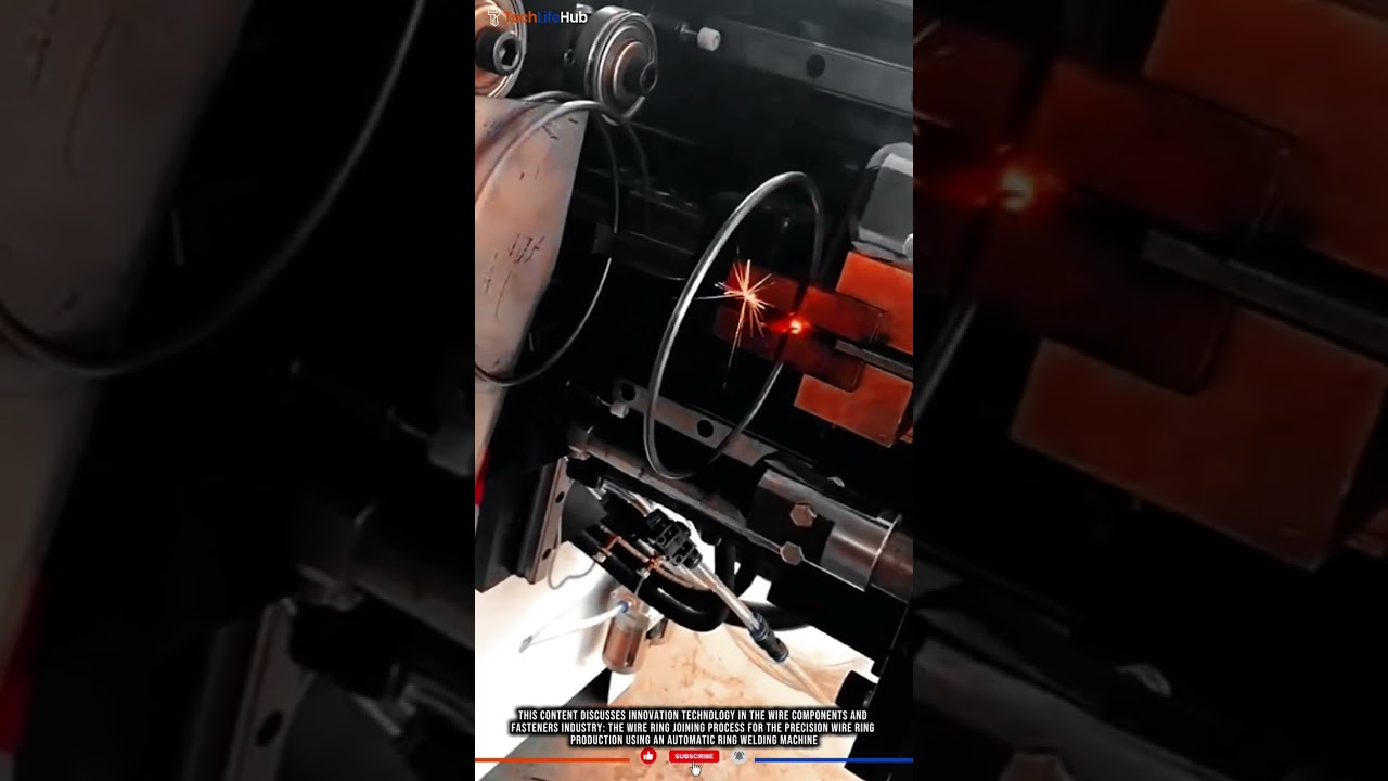 Innovation Wire Ring Joining with technology Automatic High Frequency Ring Welding Machine 