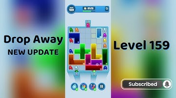 Drop Away Level 159 Walkthrough - NEW UPDATE | Step-by-Step Guide 🧠 | SolutionGuruji
