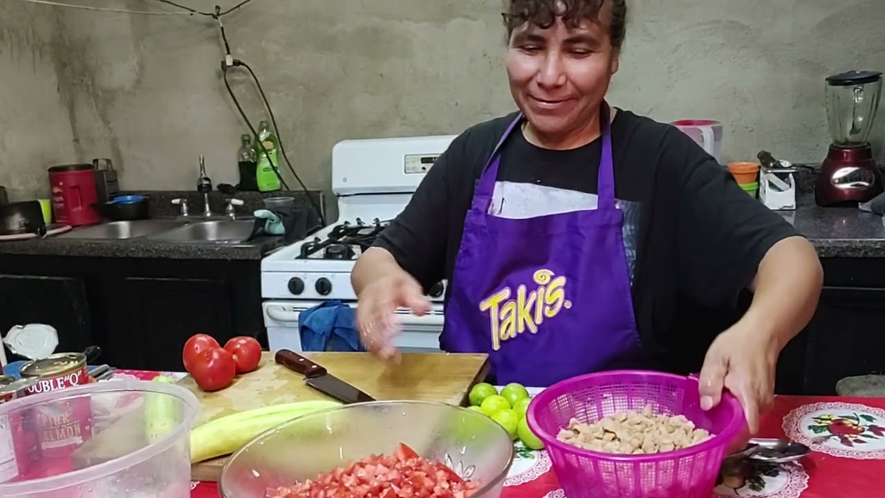 Ceviche de soya y de salmón