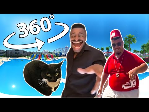 That One Guy/Skibidi/Maxwell the Cat Dance 360 VR in Aquapark | 360 Video