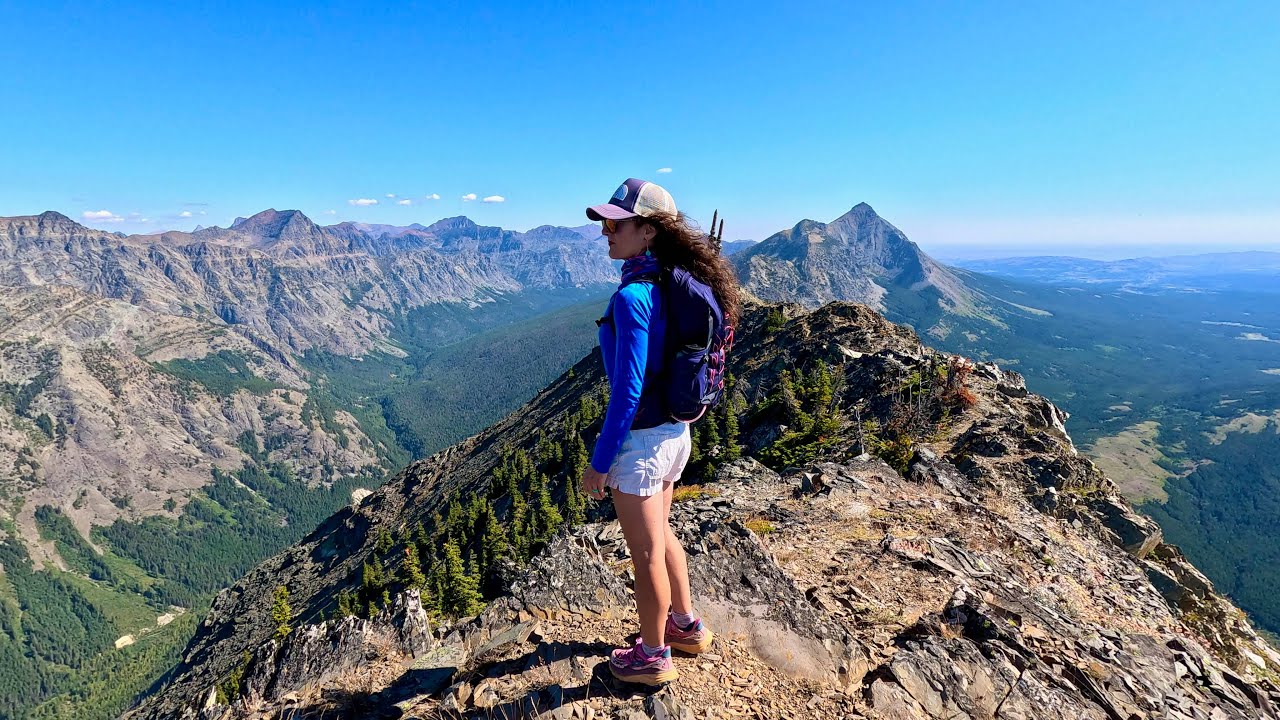 Elk Mountain Trail in Glacier National Park Montana 4K