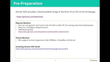 02_1. Genian NAC Installation Guide - Pre-Preparation