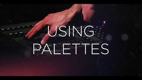 NEO COMPACT 10 CONSOLE | Using Palettes