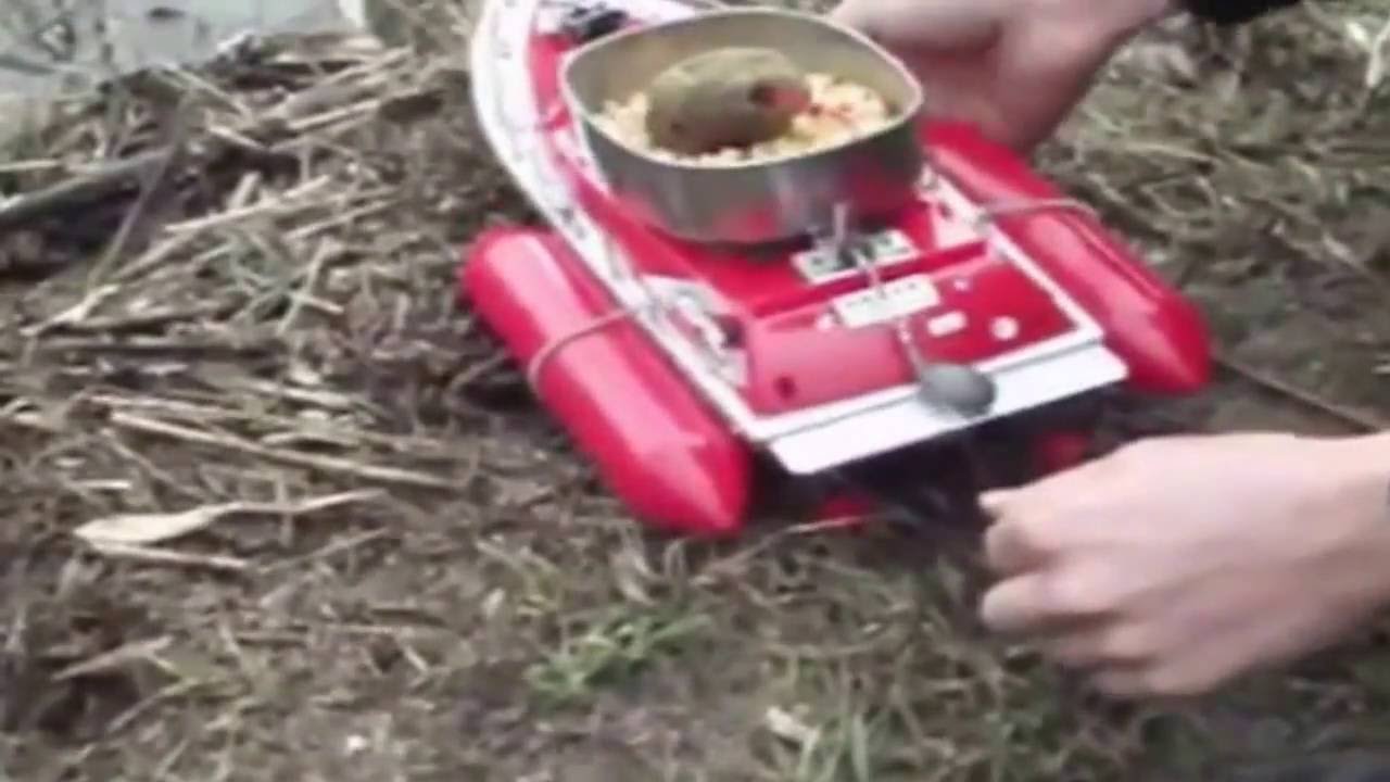 Mini RC Carp Bait Fishing Fish Finder Boat Course 300M Remote Control