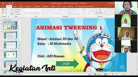 Video Praktik Pembelajaran Mapel Animasi 2D dan 3D "Materi Animasi Tweening"