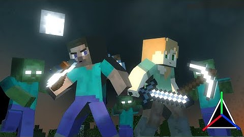 Alex and Steve Life Animation ( Minecraft Animation Movie ) Prisma 3D