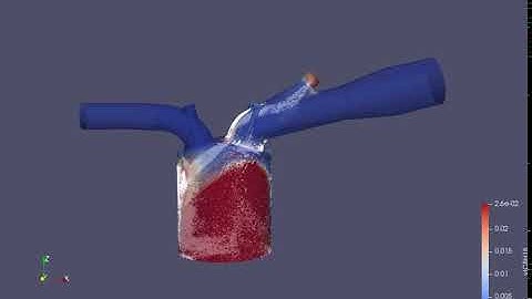 Fuel spray - SI8 - PFI engine full hydro simulation - Converge studio