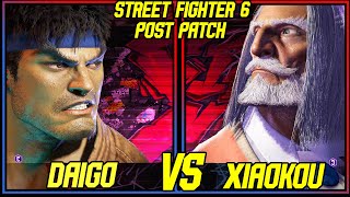 SF6 ▰ DAIGO ( RYU ) VS XIAOKOU ( JP ) ▰ STREET FIGHTER 6