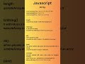 Array's most used methods #shorts #developer #proplayer