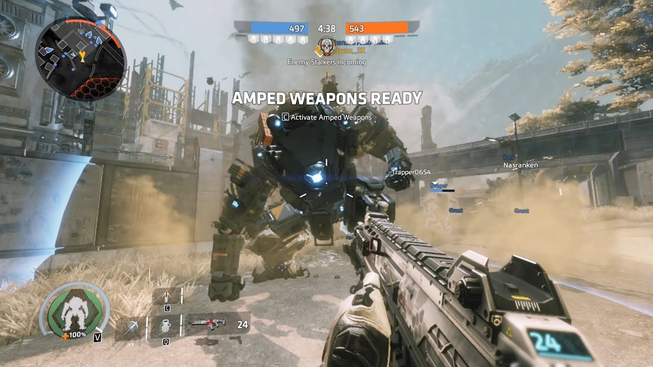 My first match in TitanFall 2 [highlight] - YouTube