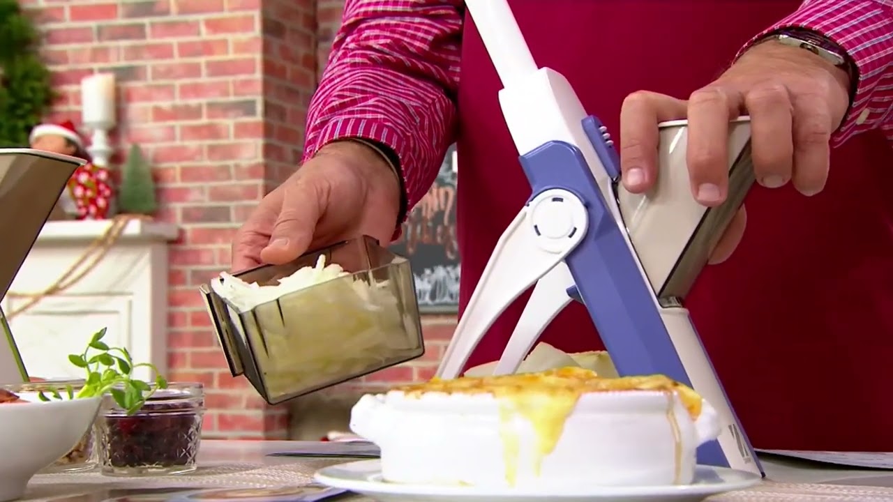 Geoffrey Zakarian Safe Slice Upright Mandolin on QVC 