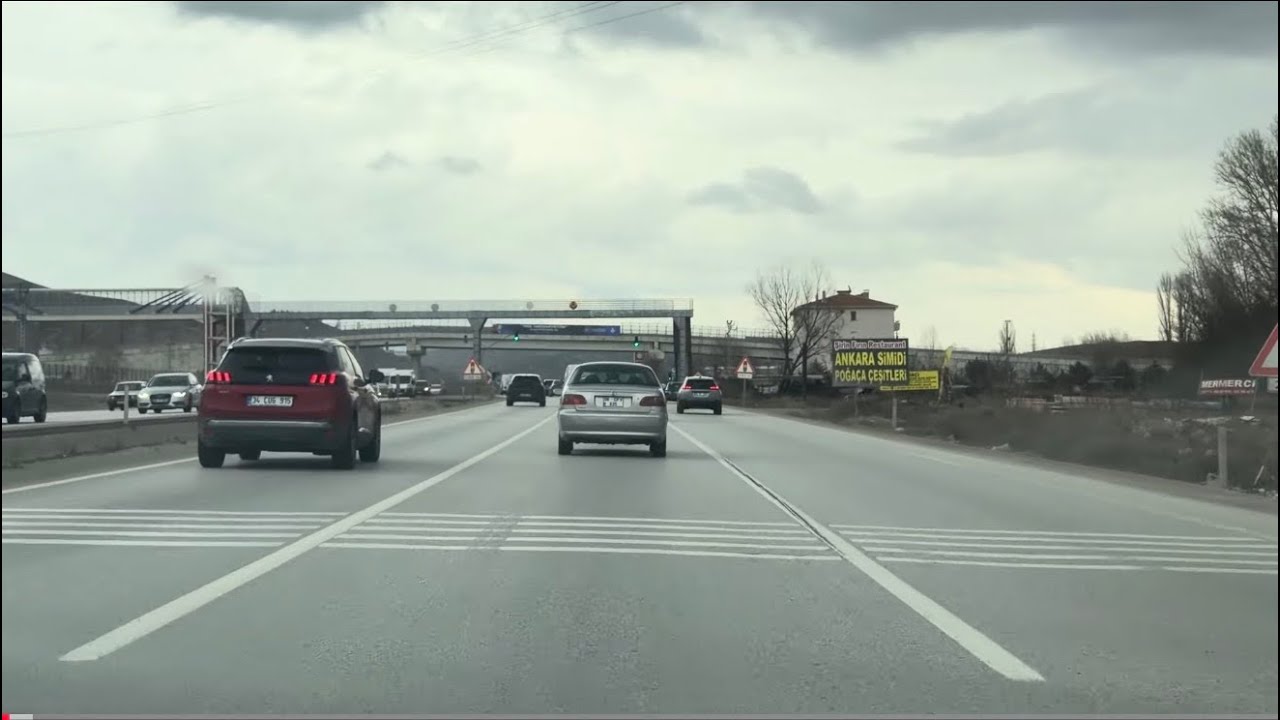 Ankara Elmadağ Kırıkkale yolu 4K
