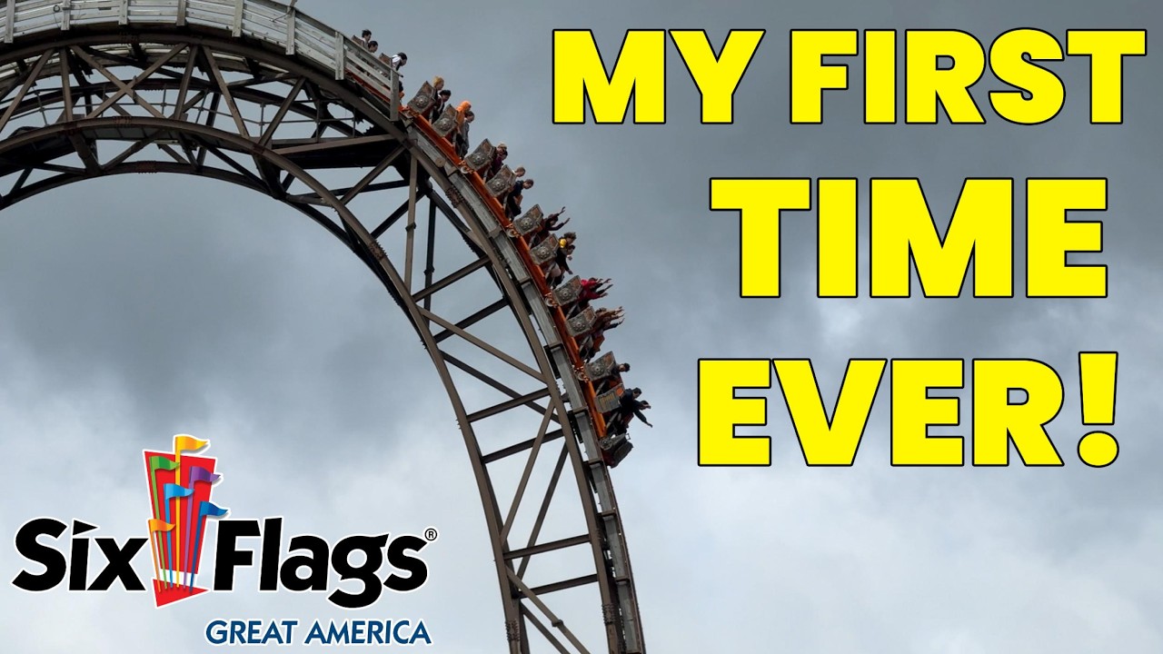 My First Time EVER at Six Flags Great America! | Vlog 5/22/25