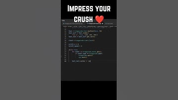 impress your crush ❤️ #python #coding