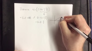 Double angles with inverse trigonometric functions