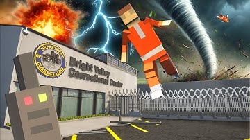 Surviving a Tornado During a PRISON ESCAPE in Teardown Mods!