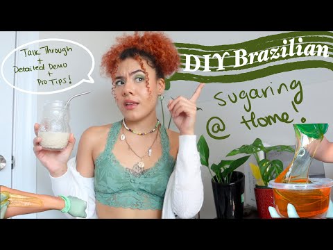 DIY BRAZILIAN SUGAR WAX AT HOME ! 🍯✨