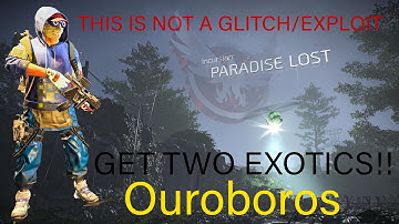 How to get Ouroboros | Paradise Lost INCURSION | The Division 2