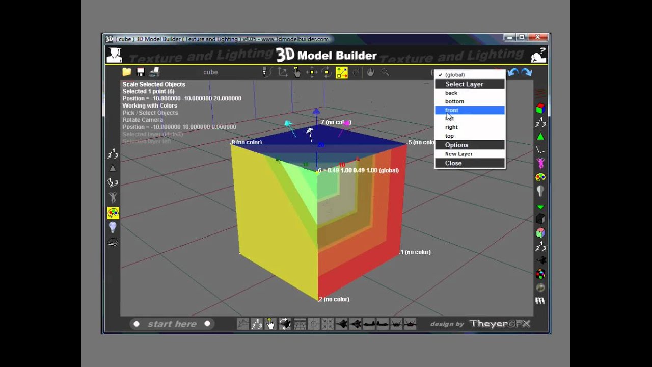 3D Graphics 102 - Vertex Colors (per layer)