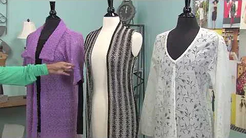 How to Sew a French Seam on Chiffon & Patternhack Sheath Dress into a Duster Vest Sweater