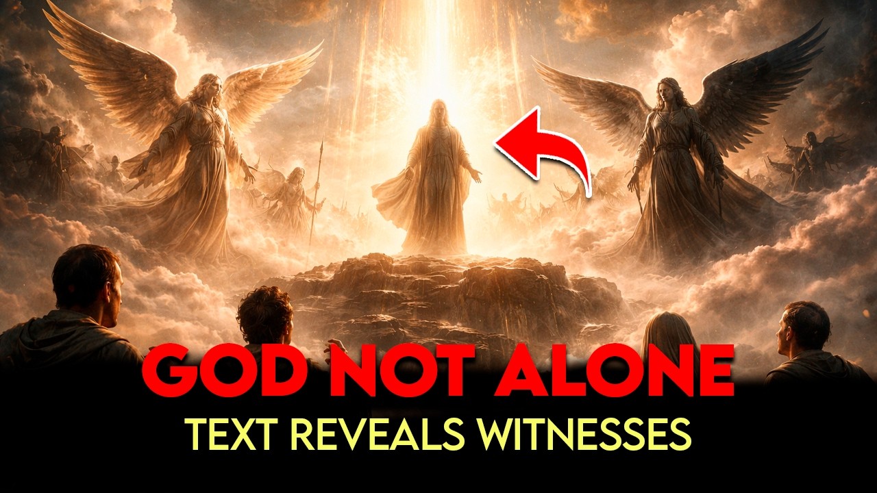 God was NOT alone at that moment | The text that SHATTERS this simple idea