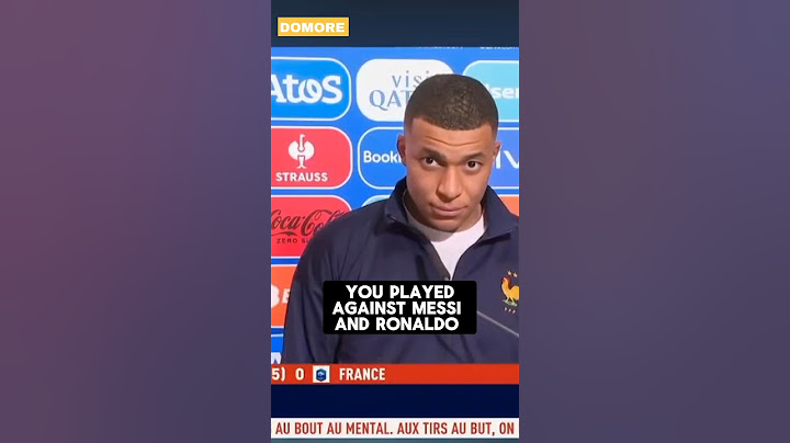 Kylian Mbappe About Who is the Best  Messi or Ronaldo.