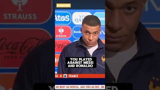 Kylian Mbappe About Who is the Best Messi or Ronaldo.