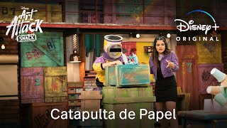 Catapulta De Papel | Art Attack: Snack | Episódio 9 | Disney+