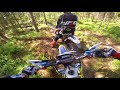 POV Enduro in the forest of Sweden