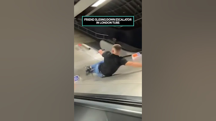 Friends Slides Down Escalator 😂