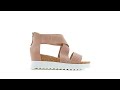 Steven Natural Comfort Kea Leather Platform Sandal