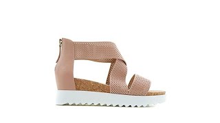 Steven Natural Comfort Kea Leather Platform Sandal