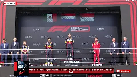 ¿Cómo quedó el podio de la Fórmula 1?