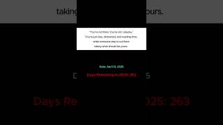 The clock is ticking—will you rise to the challenge or let another day slip through your fingers”Tim