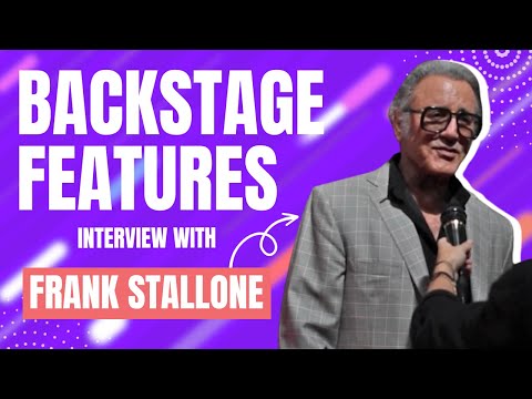 Frank Stallone Interview TIFF 2023 | Backstage Features with Gracie Lowes