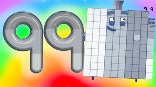 Learn Big Numbers with Numberblocks - Count 1-100 Numberblocks 99 Adventure | Number Explore