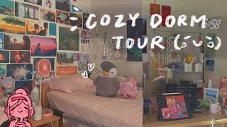 A cozy dorm tour! (art school/calarts) ☁️🎨