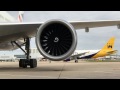 Boeing 777  ge90 engine runs  startup and shutdown