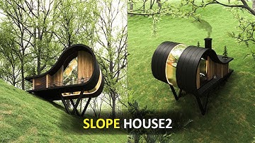 Slope House 2Architect: milad eshtiyaghi Location: Fundo San Rocco, Peru 🇵🇪