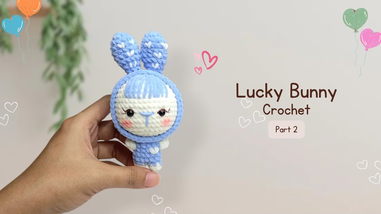 How to Crochet a Lucky Bunny (2/2) | Easy & Cute Amigurumi Tutorial ...
