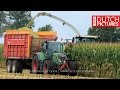 Maize harvest with a Claas Jaguar 950 and 4 Fendt tractors | Mais hakselen | Maisernte | 2016