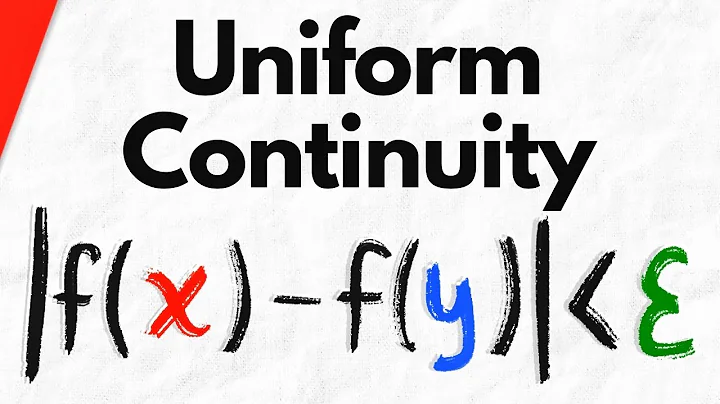 Uniform Continuity Explained | Real Analysis