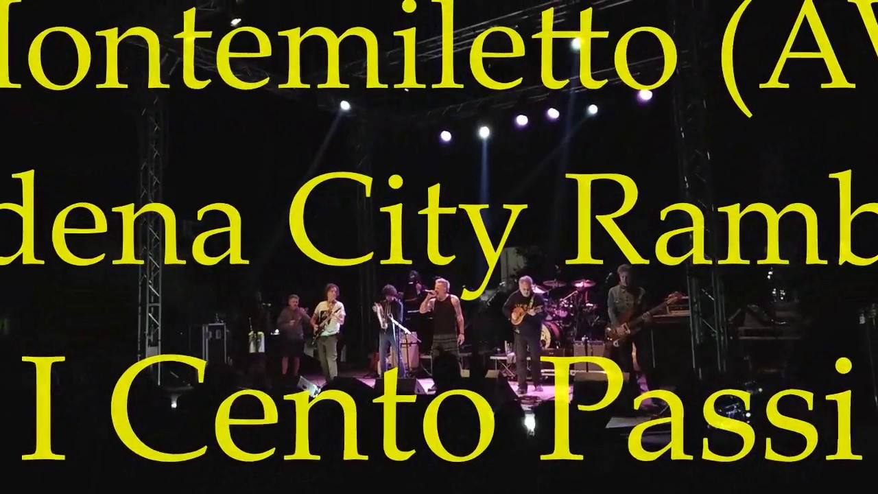 Modena City Ramblers - I cento passi @live Montemiletto(Av) 9/06/2018
