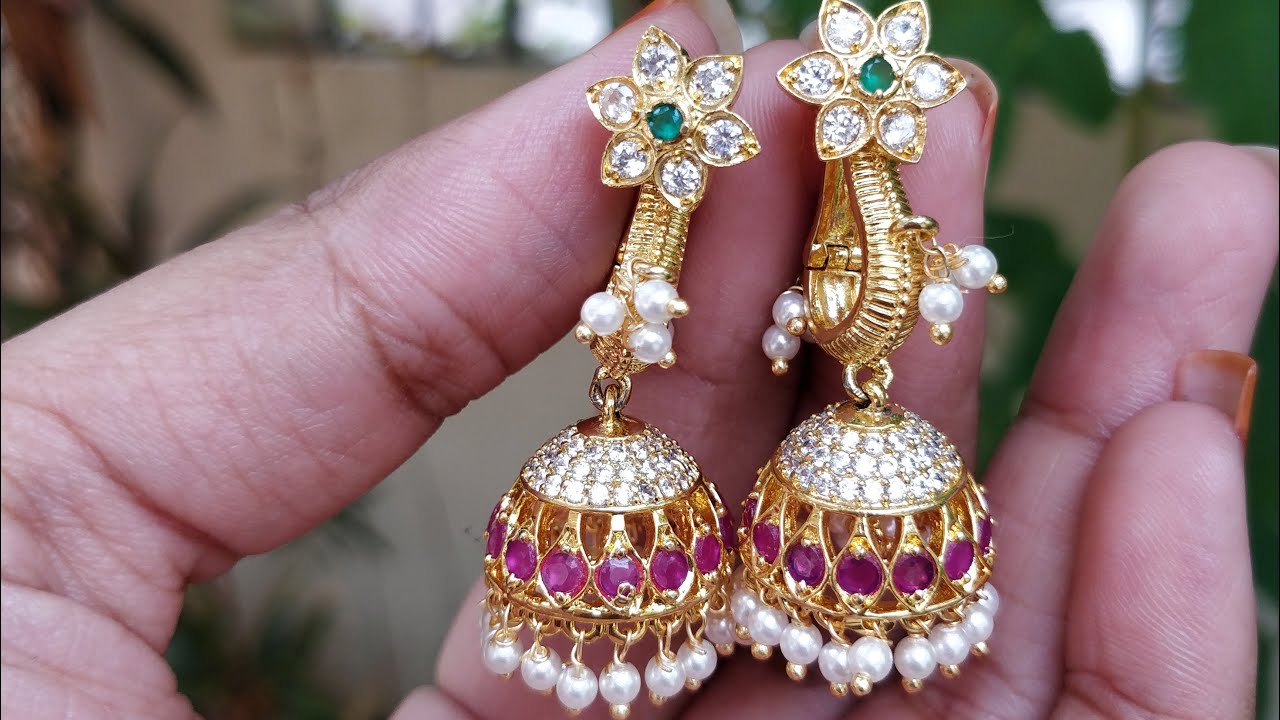 40 Makara kundanalu ideas  gold earrings designs gold jewelry fashion  gold jewellery design necklaces