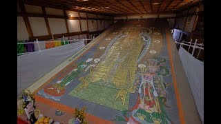 大観音大画軸 〜The biggest hanging scroll of kannon in japan