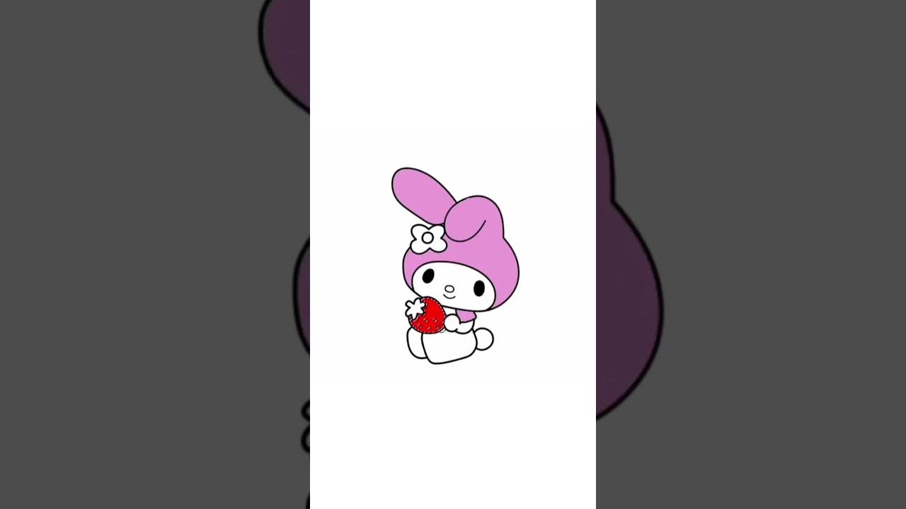 My Melody coloring page 