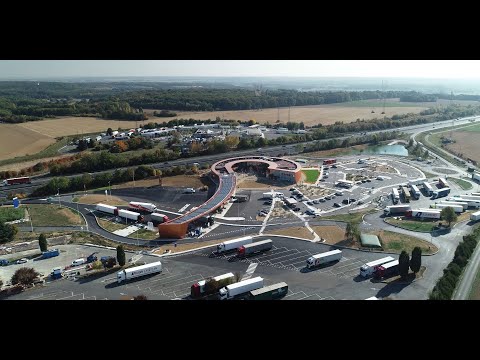 TOTAL | Construction de l'Aire de Limours Janvry (91) | Timelapse