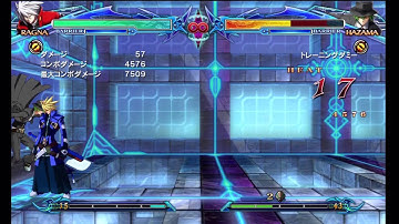 BlazBlue: Chrono Phantasma- Ragna Corner Combos