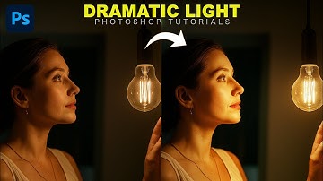 Add Dramatic Light Effect in Photoshop   Tutorial for beginners #photoshop #photoshoptutorial
